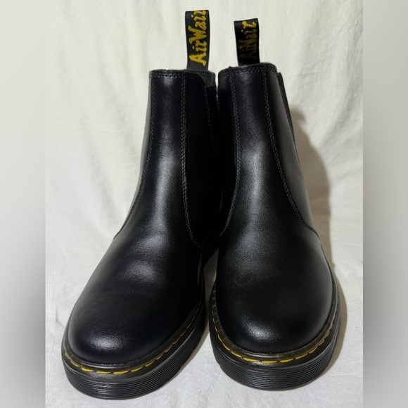 Dr. Martens Black Leather Ankle Boots